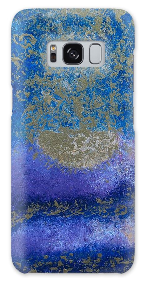 Rapture Galaxy Case featuring the painting Rapture in Blue by Christine Nichols