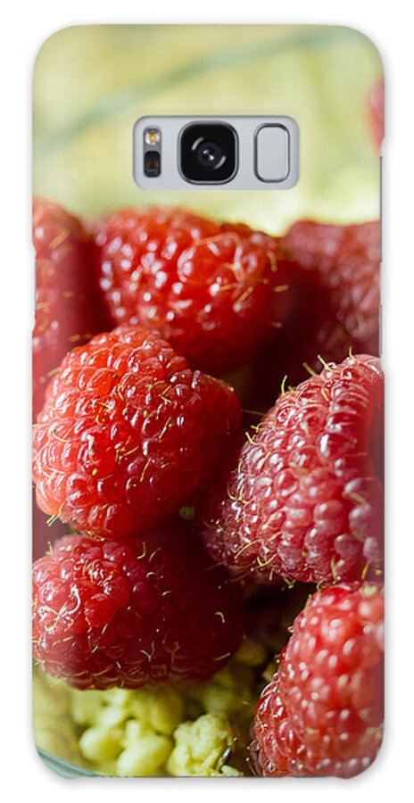 Raspberries Galaxy Case featuring the photograph Raspberries by April Reppucci