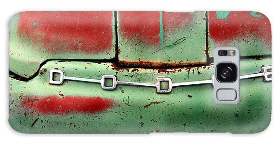 Steven Bateson Galaxy Case featuring the photograph Red and Green Dodge by Steven Bateson
