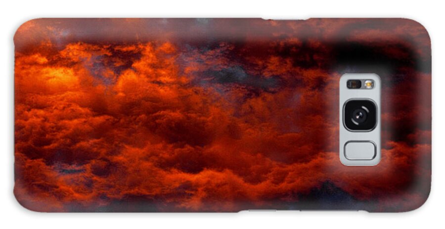  Galaxy Case featuring the photograph Red Cloud by Steve Fields
