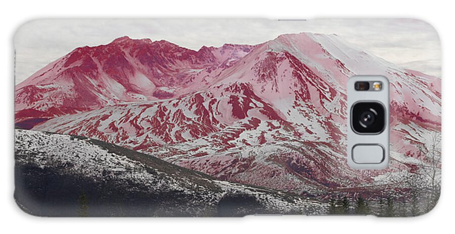 Mt St Helens Galaxy Case featuring the photograph Red Hot St Helen by Rich Collins