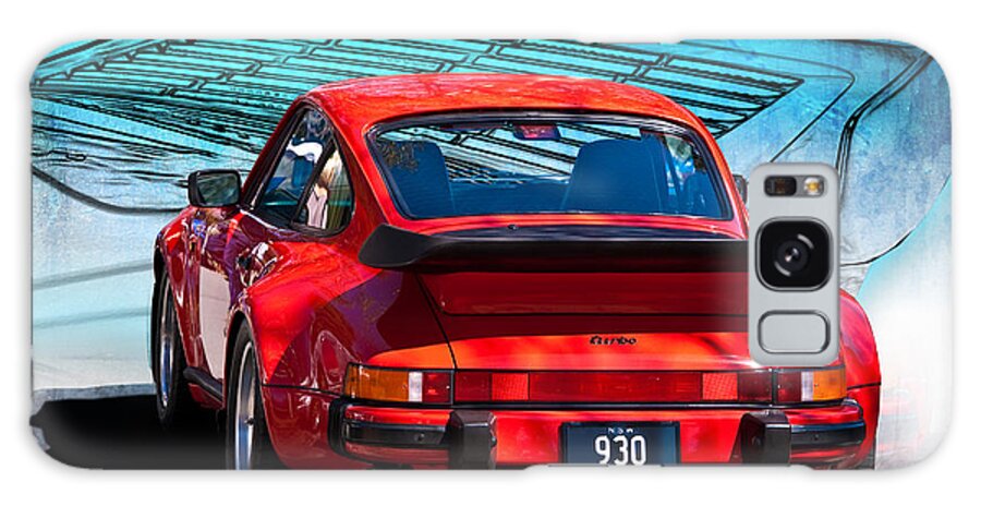Red Galaxy Case featuring the photograph Red Porsche 930 Turbo by Stuart Row