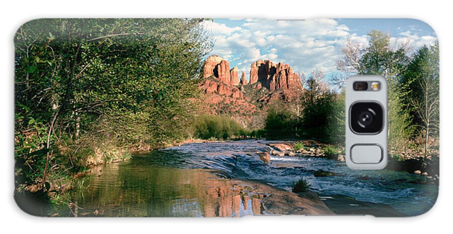 Sedona Galaxy Case featuring the photograph Red Rock Crossing Sedona by Joanne West