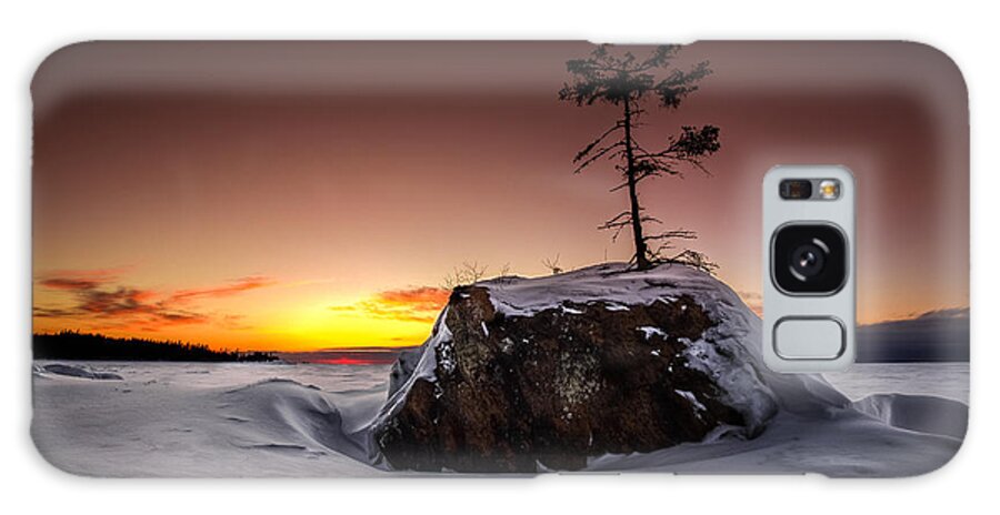 Boulder Galaxy Case featuring the photograph Red Sun by Jakub Sisak