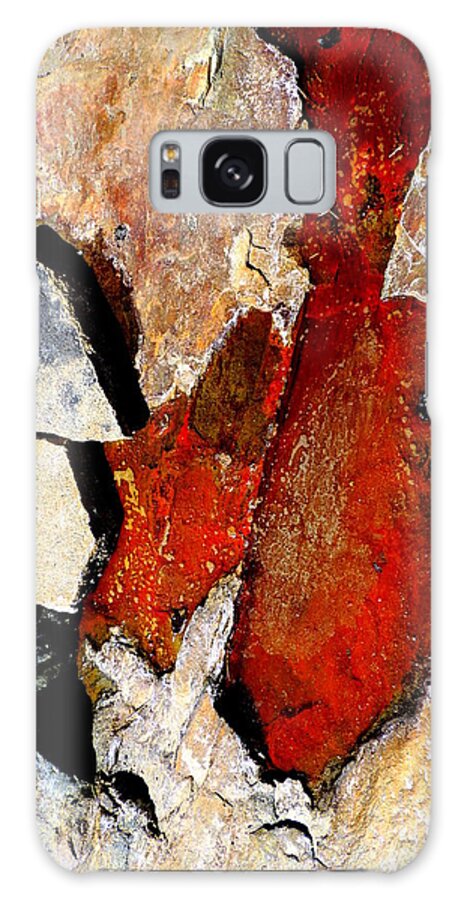 Abstract Galaxy Case featuring the photograph Red Veins by Marcia Lee Jones