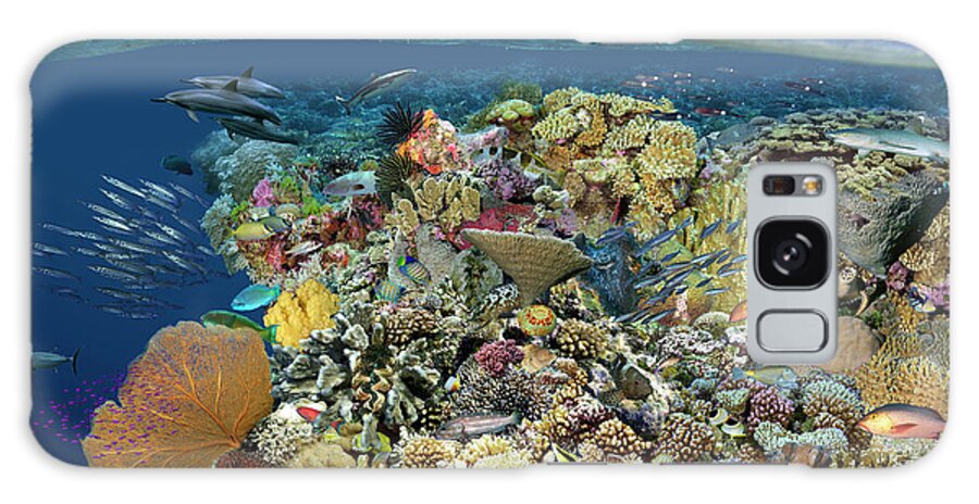 Marine Life Galaxy S8 Case featuring the digital art Reef Magic by Artesub