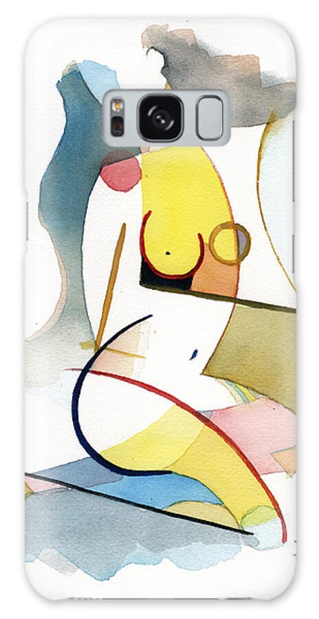 Woman Galaxy Case featuring the painting Reflection by David Ralph
