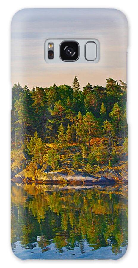 Baltic Sea Galaxy Case featuring the photograph Reflections 2 Sweden by Marianne Campolongo