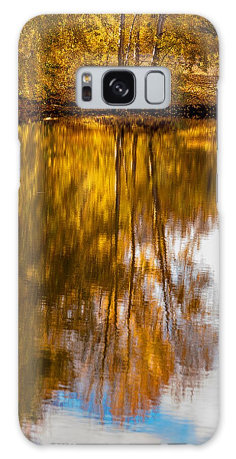 Autumn Galaxy Case featuring the photograph Reflections of Autumn by Mary Jo Allen