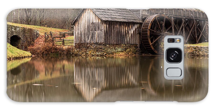 Mabry Mill Galaxy Case featuring the photograph Reflections of Mabry Mill by Robert Loe