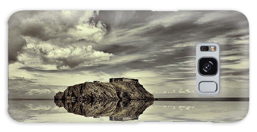 Reflections Of Tenby Galaxy Case featuring the photograph Reflections of Tenby 1 by Steve Purnell