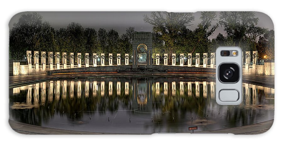 Metro Galaxy Case featuring the photograph Reflections Of The Atlantic Theater by Metro DC Photography