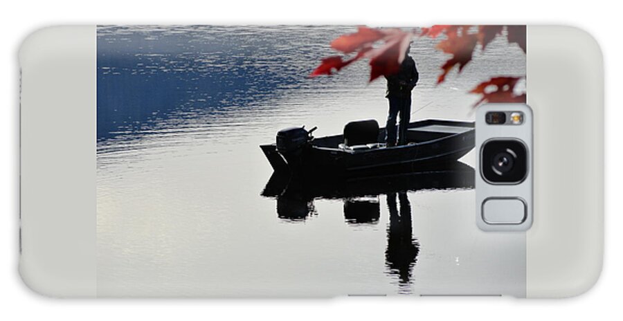Reflections On Fishing Galaxy Case featuring the photograph Reflections on Fishing by Mike Breau