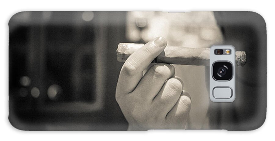 Cigar Galaxy Case featuring the photograph Relaxing with a Stogie by Ross Henton