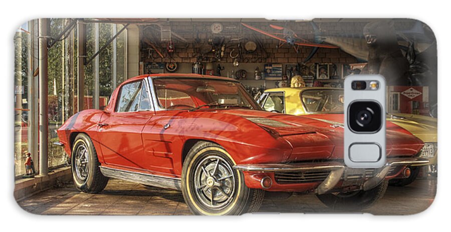 Corvette Galaxy S8 Case featuring the photograph Relics of History - Corvette - Elvis - Nehi by Jason Politte