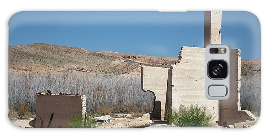 House Galaxy Case featuring the photograph Remains Of House Flooded By Hoover Dam by Jim West