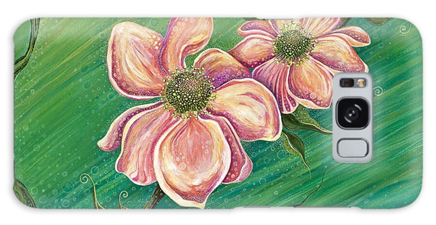 Floral Galaxy Case featuring the painting Remember My Spirit by Tanielle Childers