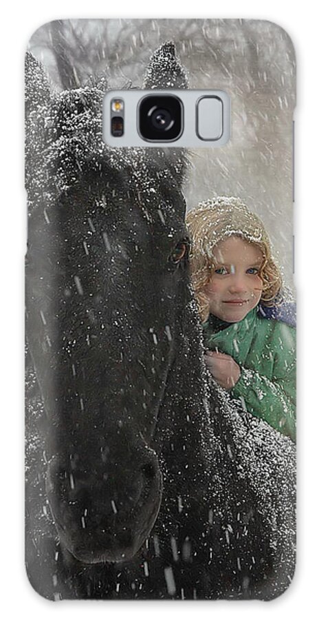 Friesian Galaxy Case featuring the photograph Remme And Rory by Fran J Scott