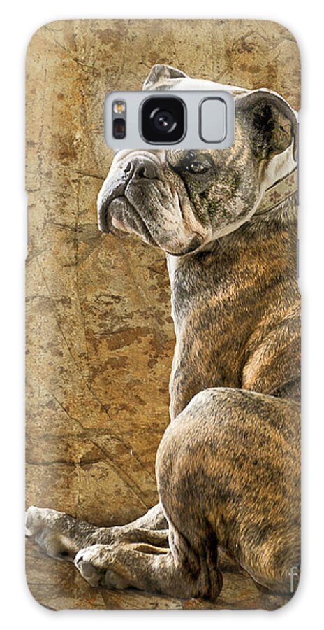 English Bulldog Galaxy Case featuring the digital art Resting Place by Judy Wood