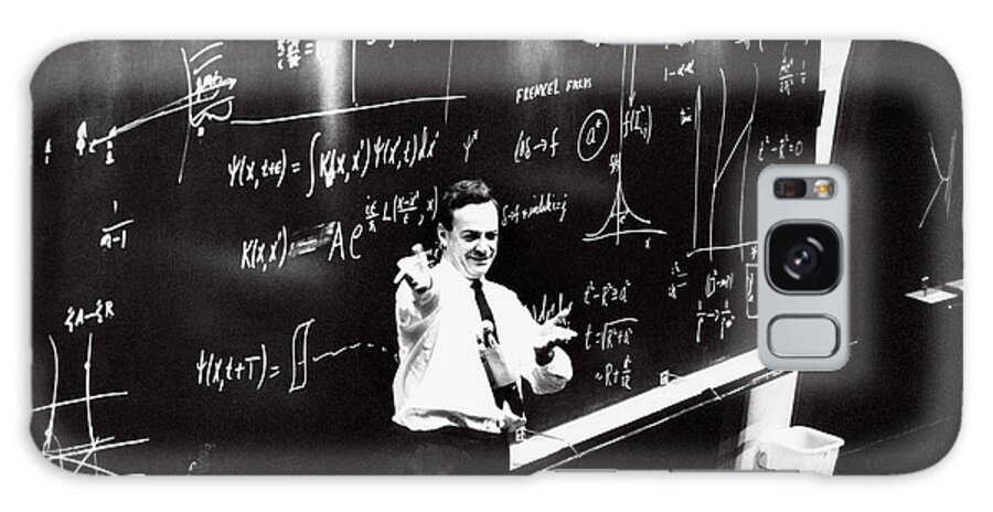 Winner Galaxy Case featuring the photograph Richard Feynman by Cern/science Photo Library
