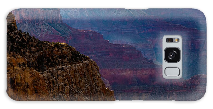 Arizona Galaxy Case featuring the photograph Ridges at the Canyon from Hopi Point by Ed Gleichman