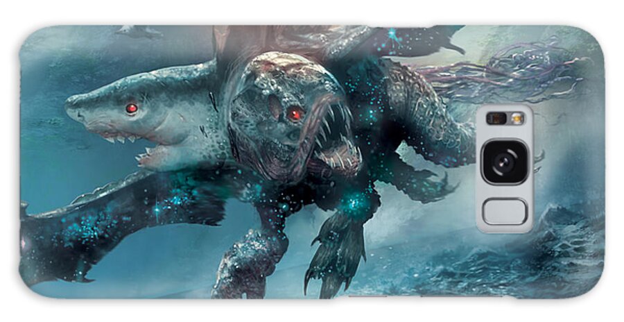 Ryan Barger Galaxy Case featuring the digital art Riptide Chimera by Ryan Barger