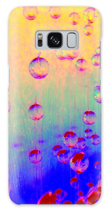 Abstract Galaxy Case featuring the photograph Rising Spheres by Jodie Marie Anne Richardson Traugott     aka jm-ART