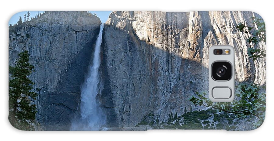 Yosemite Galaxy S8 Case featuring the photograph Rising Sun At Upper Yosemite Falls by Michele Myers