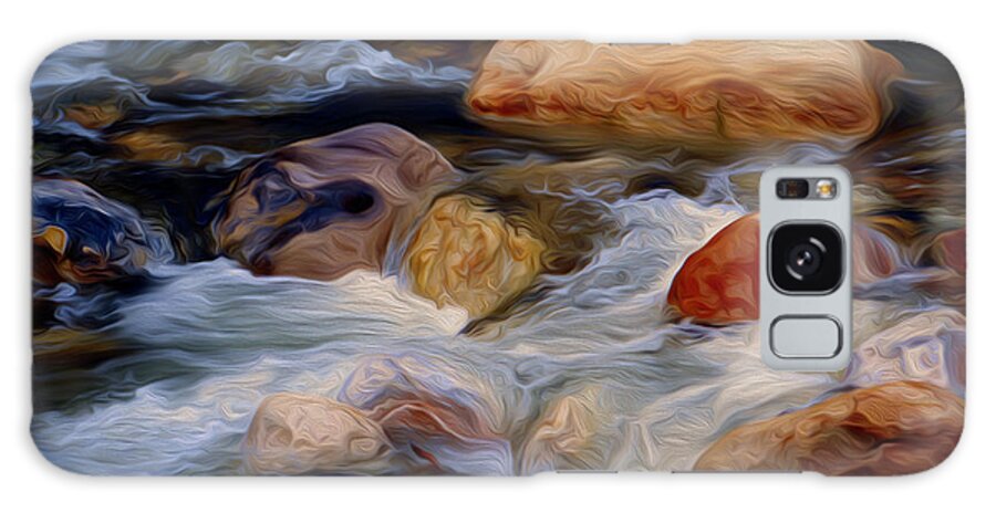River Galaxy Case featuring the digital art River Stones by Vincent Franco