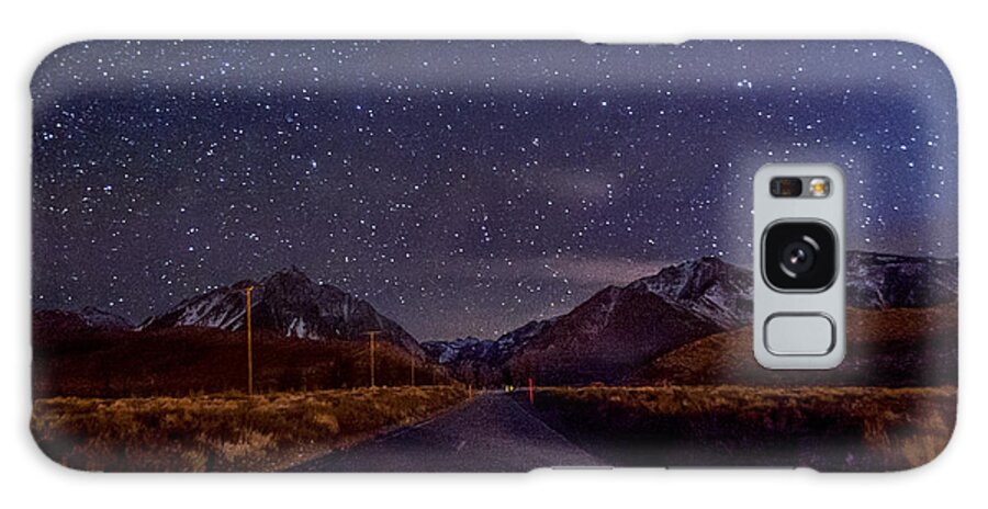 Night Galaxy Case featuring the photograph Road to Convict Lake by Cat Connor