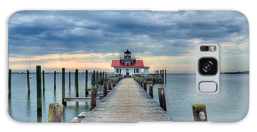 Roanoke Island Galaxy Case featuring the photograph Roanoke Marshes Light 2 by Mel Steinhauer