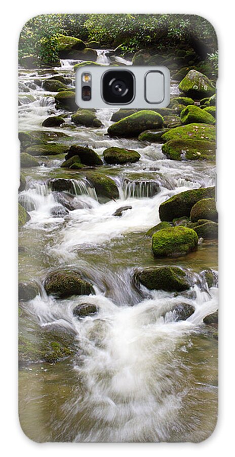 Water Galaxy Case featuring the photograph Roaring Fork with Boarder by Harold Rau