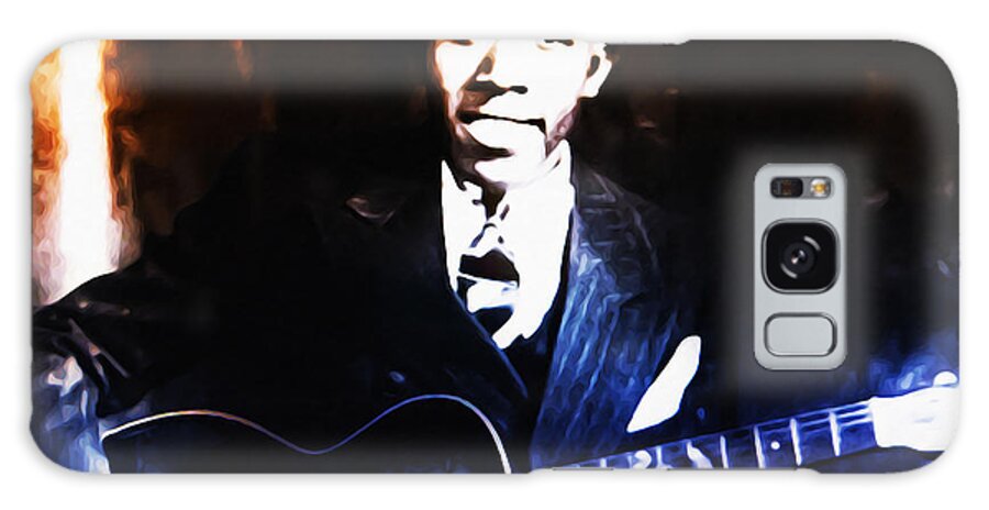 Robert Johnson Galaxy Case featuring the photograph Robert Johnson - King of the Blues by Bill Cannon