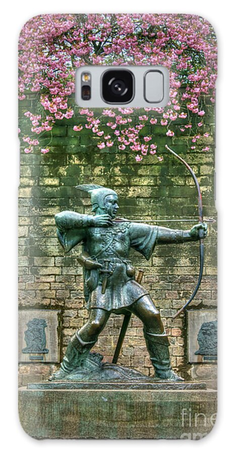 Robin Hood Galaxy Case featuring the photograph Robin Hood Statue by David Birchall
