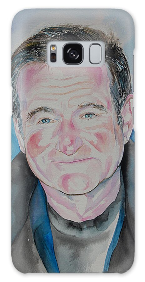 Robin Williams Galaxy Case featuring the painting Robin Williams by Isabel Salvador