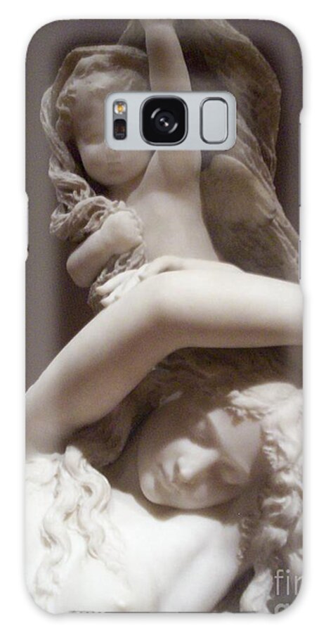 Statue Mother Child Galaxy Case featuring the photograph Rock On by Kristine Nora