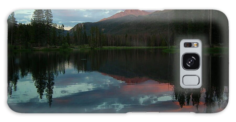 Cameron Pass Galaxy Case featuring the photograph Rocky Mountain sunset by Bon and Jim Fillpot