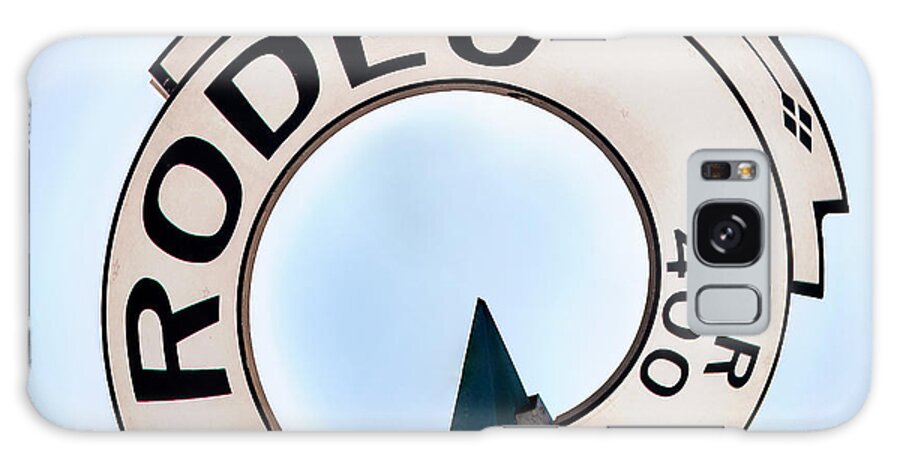 United States Of America Galaxy Case featuring the photograph Rodeo Drive sign Circagraph by Az Jackson