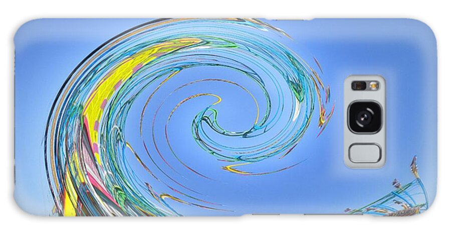 Roller Coaster Galaxy Case featuring the photograph Roller Coaster Swirl by Marilyn MacCrakin