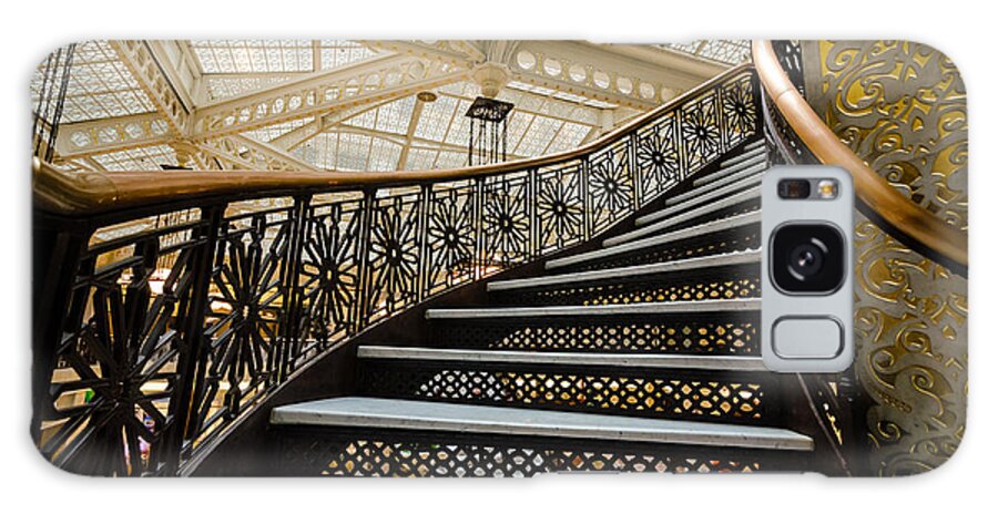 Chicago Galaxy S8 Case featuring the photograph Rookery Building Atrium Staircase by Anthony Doudt