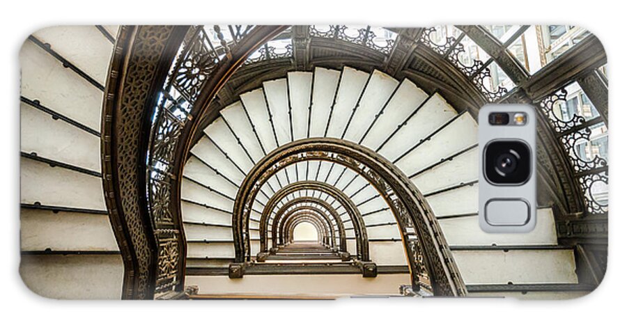Chicago Galaxy S8 Case featuring the photograph Rookery Building Oriel Staircase by Anthony Doudt