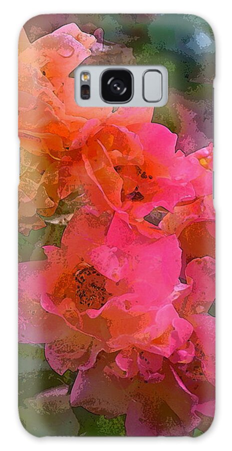 Floral Galaxy Case featuring the photograph Rose 219 by Pamela Cooper