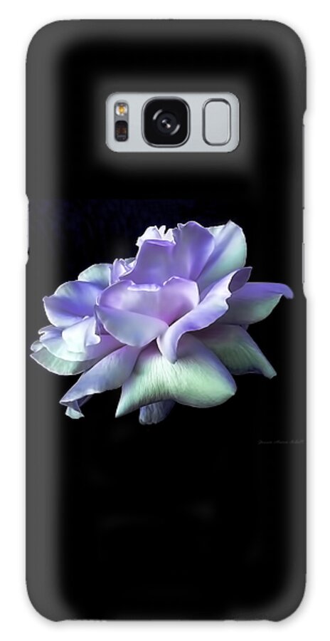 Rose Galaxy Case featuring the photograph Rose Awakening Floral by Jennie Marie Schell