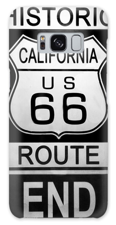 Route 66 Galaxy Case featuring the photograph Route 66 End by Chuck Staley