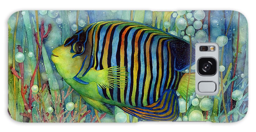 Fish Galaxy Case featuring the painting Royal Angelfish by Hailey E Herrera