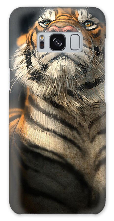 Tiger Galaxy Case featuring the digital art Royalty by Aaron Blaise