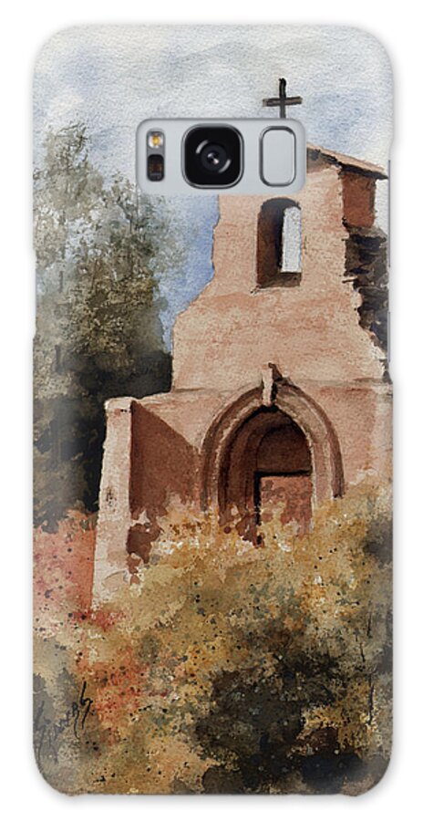 Ruin Galaxy S8 Case featuring the painting Ruins of Morley Church by Sam Sidders