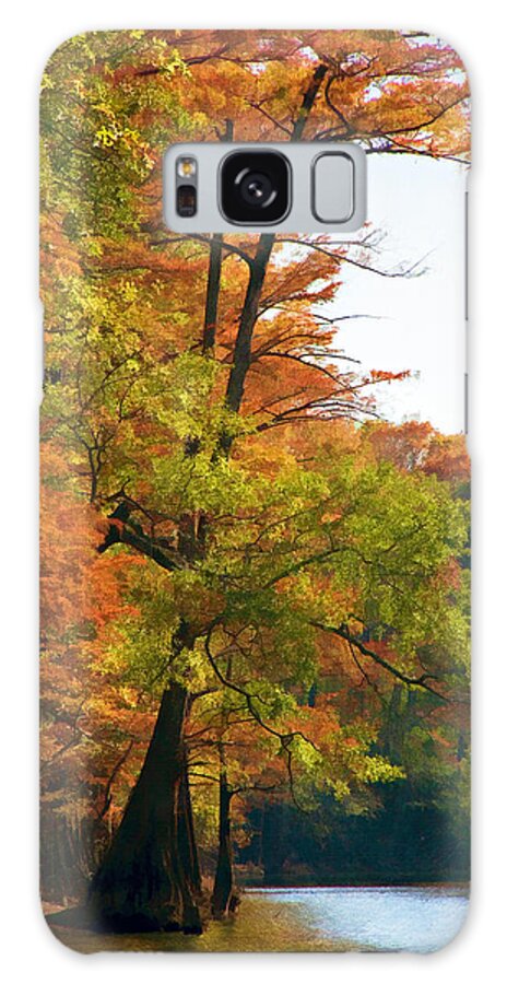 Autumn Galaxy S8 Case featuring the digital art Rustic Autumn by Lana Trussell