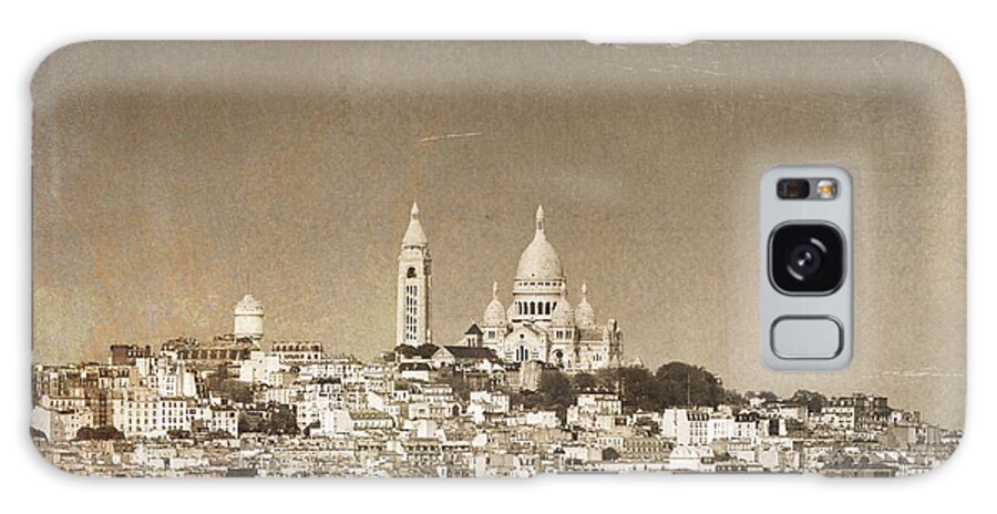 Montmartre Galaxy S8 Case featuring the photograph Sacre Coeur basilica of Montmartre in Paris by Dutourdumonde Photography