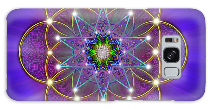 Endre Galaxy Case featuring the photograph Sacred Geometry 3 by Endre Balogh